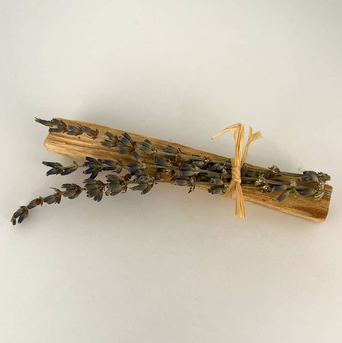 VIE- Mini Smudge Cluster, Palo Santo with Lavender 4"