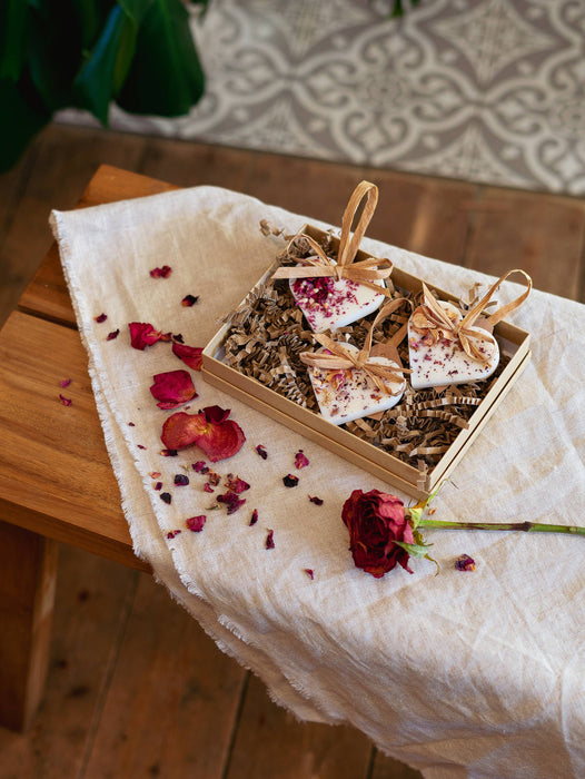 Bobella Co. - Heart Scented Decoration - Rose & Lemon Leaf