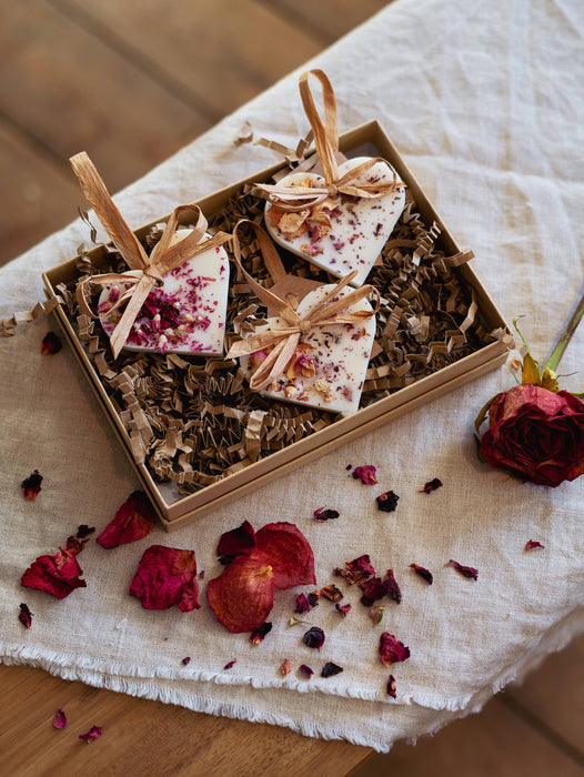 Bobella Co. - Heart Scented Decoration - Rose & Lemon Leaf