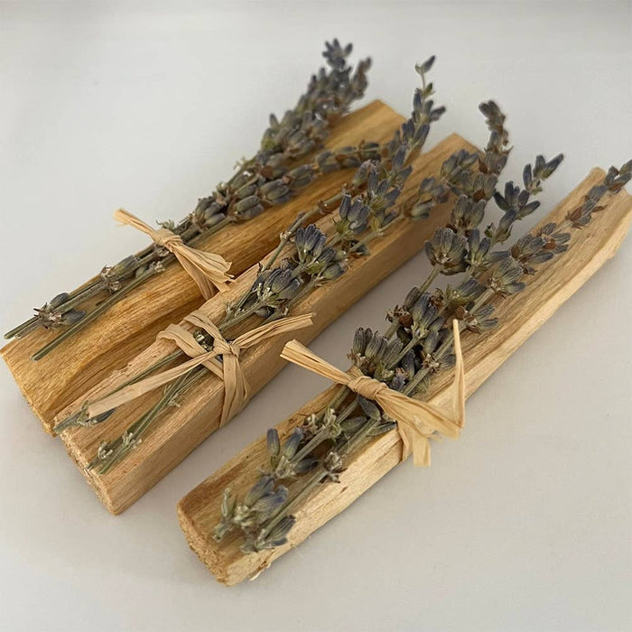 VIE- Mini Smudge Cluster, Palo Santo with Lavender 4"