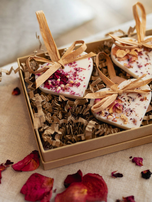 Bobella Co. - Heart Scented Decoration - Rose & Lemon Leaf