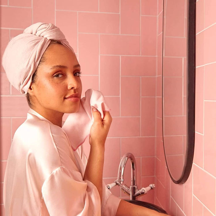 THE BIG SILK - 100% Organic Brushed Silk Hair Towel
