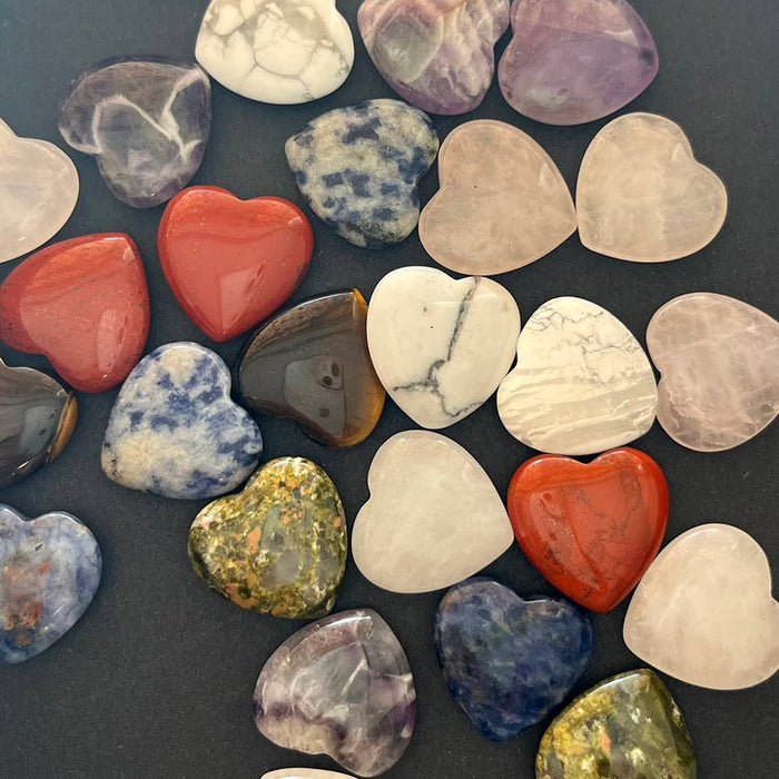 Mini Crystal Heart, 2cm