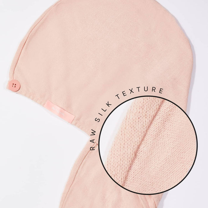 THE BIG SILK - 100% Organic Brushed Silk Hair Towel