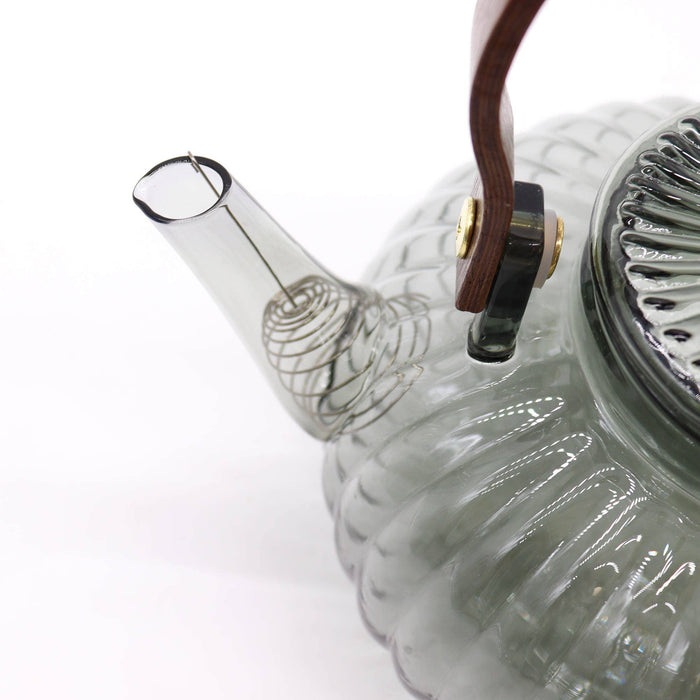 Teapot - Charcoal Ribbed Pearl - 950ml