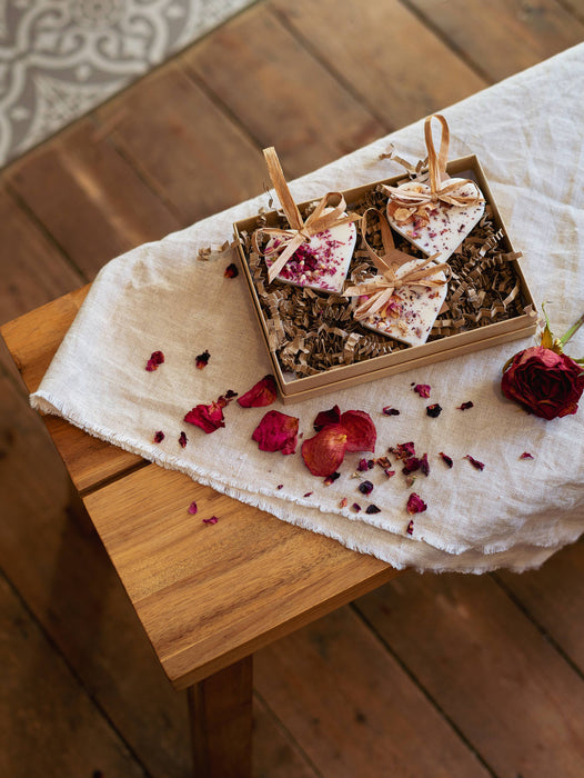 Bobella Co. - Heart Scented Decoration - Rose & Lemon Leaf