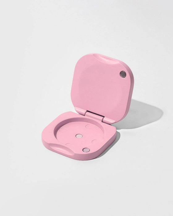 TENTH MUSE REFILLABLE VESSEL PINK SUEDE