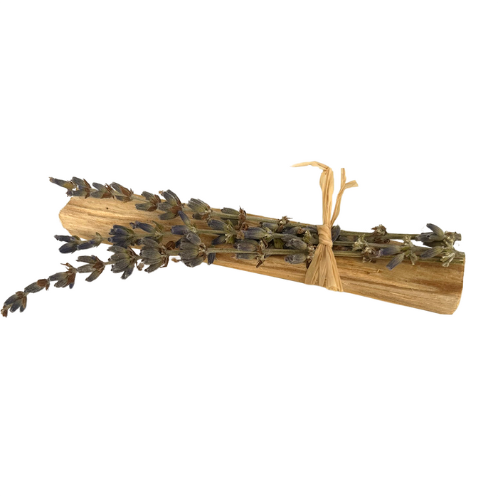 VIE- Mini Smudge Cluster, Palo Santo with Lavender 4"