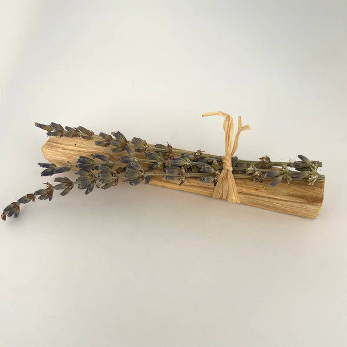 VIE- Mini Smudge Cluster, Palo Santo with Lavender 4"