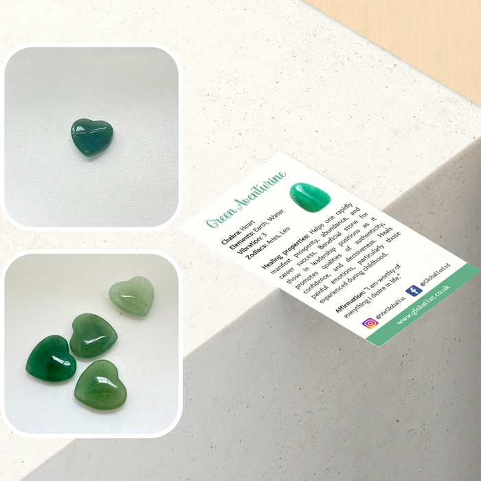 Mini Crystal Heart, 2cm