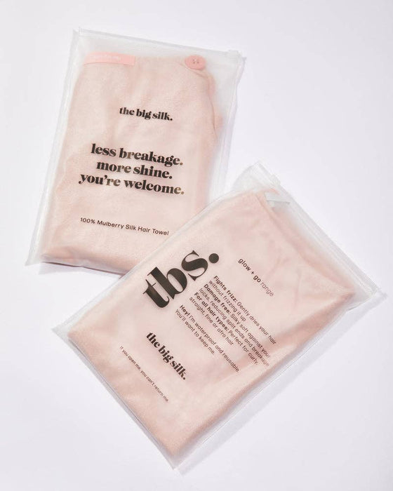 THE BIG SILK - 100% Organic Brushed Silk Hair Towel