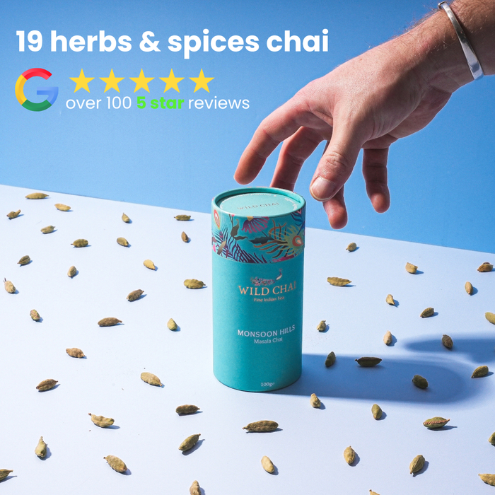 WILD CHAI - Monsoon Hills - Indian Masala Chai | featured in Vogue & GQ