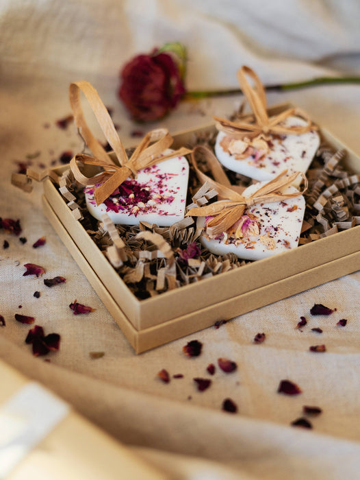 Bobella Co. - Heart Scented Decoration - Rose & Lemon Leaf