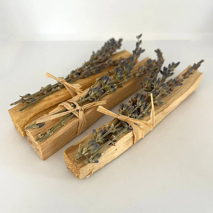 VIE- Mini Smudge Cluster, Palo Santo with Lavender 4"
