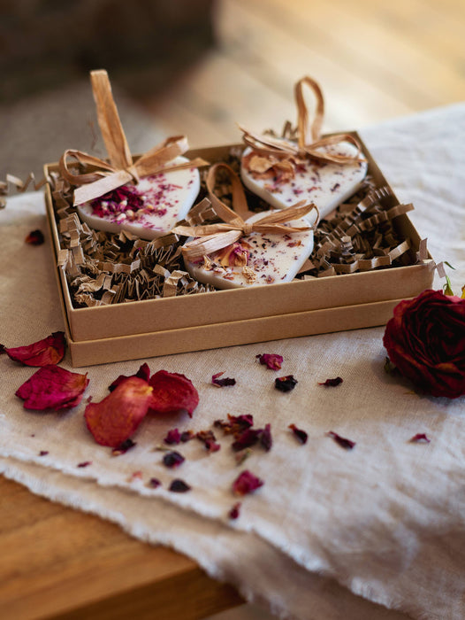 Bobella Co. - Heart Scented Decoration - Rose & Lemon Leaf